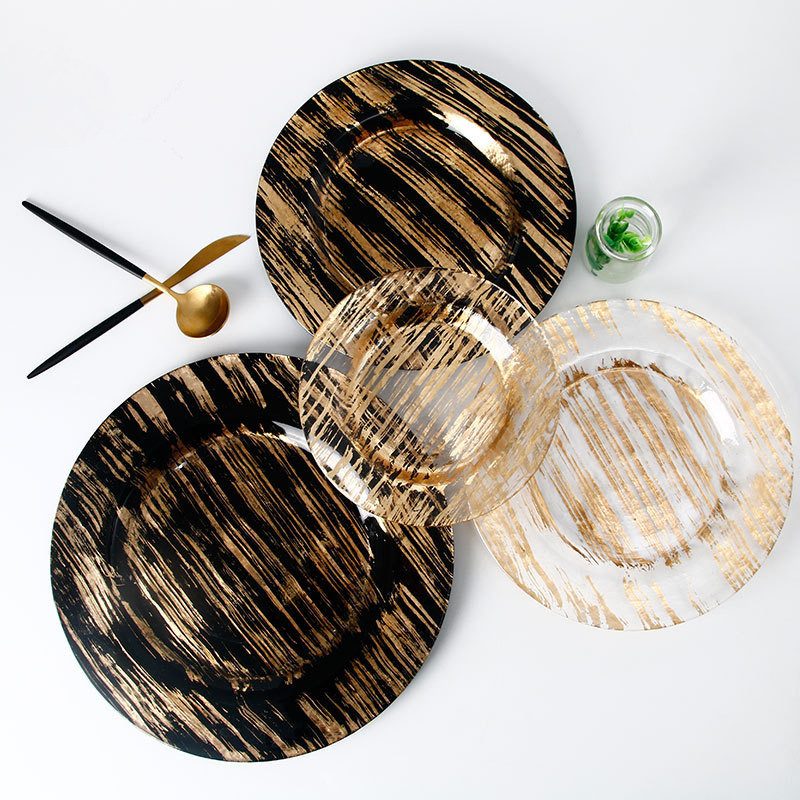 Wholesale Glass Charger Plate PZ-038 - Image 5